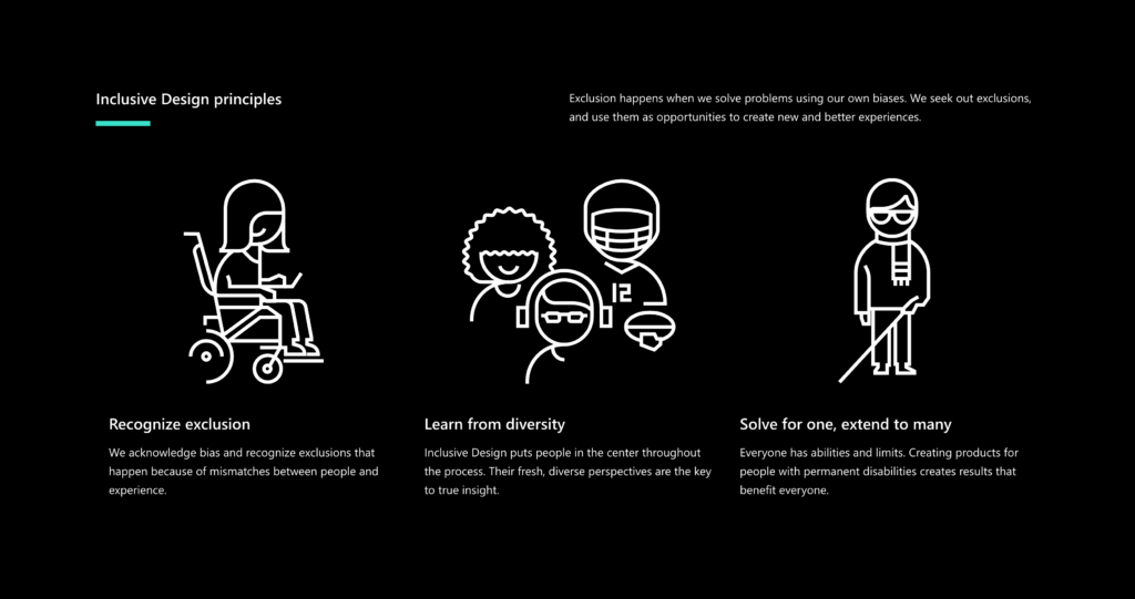 Accessibility - Microsoft Inclusive Design Tools